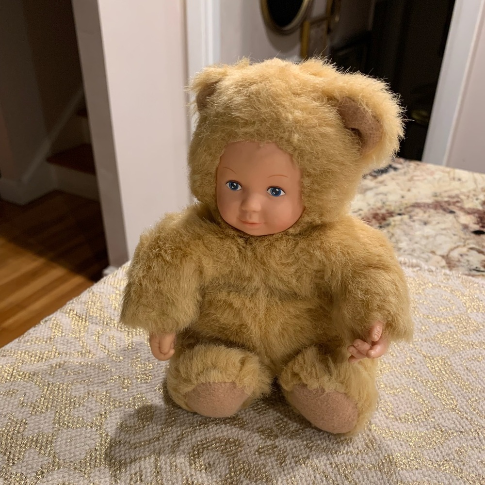 Vintage Anne Geddes Teddy Bear baby